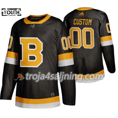 Boston Bruins tröja Customized 2019-2020 Adidas Svart Authentic - NHL Tröjor Barn